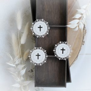 first holy communion set of three host decorative laser cut chipboard elements