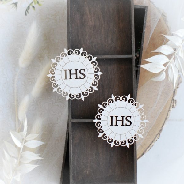 first holy communion host set decorative laser cut chipboard elements