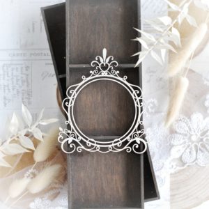 bloomar designs decorative laser cut chipboard frame