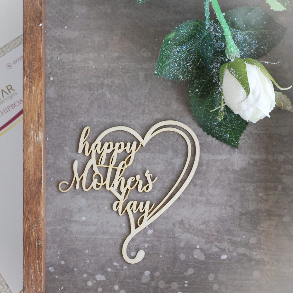Mother’s Day / Happy Mother’s Day Heart 05 Decorative laser cut