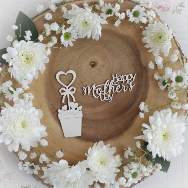 mothers day collection happy mothers day set decorative laser cut chipboards