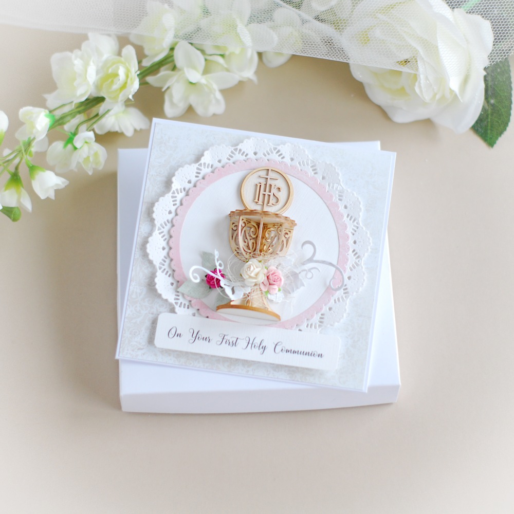 First holy communion cards for girls