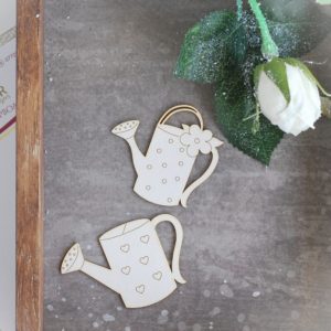 spring watering can set of laser cut chipboards