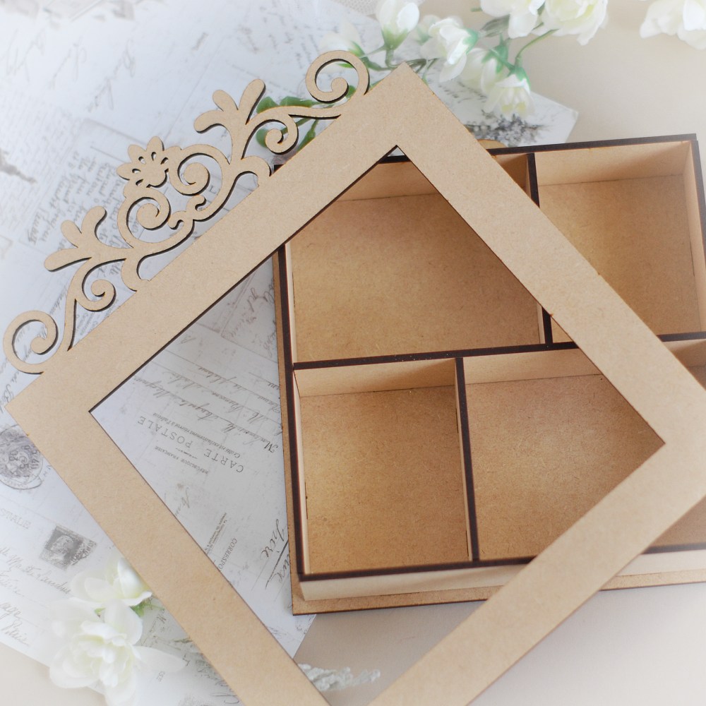 Shadow Box – Decorative laser cut MDF – Bloomar Design