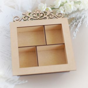 decorative mdf shadow box laser cut