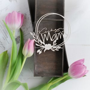 mothers day collection frame kocham cie mamo decorative laser cut chipboards