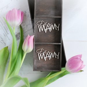mothers day words dla mamy decorative laser cut chipboards
