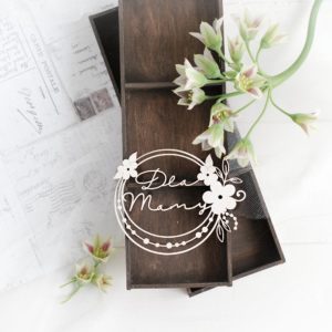 mothers day collection frame dla mamy decorative laser cut chipboard