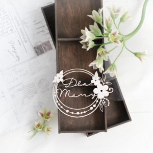 mothers day collection frame dla mamy decorative laser cut chipboard