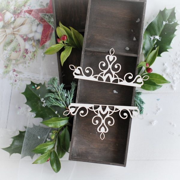 christmas collection medium ornaments decorative laser cut chipboards