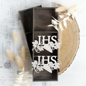 ihs first holy communion decorative laser cut chipboard