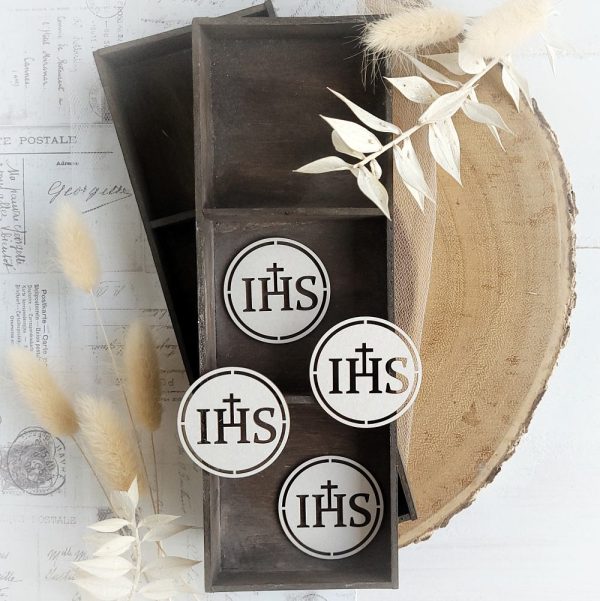 Set of 4 decorative laser cut First Holy Communion host elements