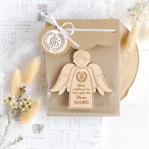 personalised wodden first holy communion favour podziekowanie komunijne