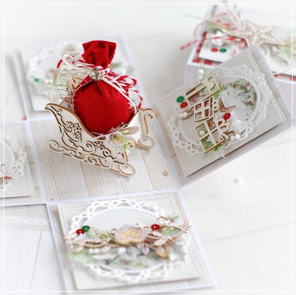 Handmade Christmas box card – Bloomar Design
