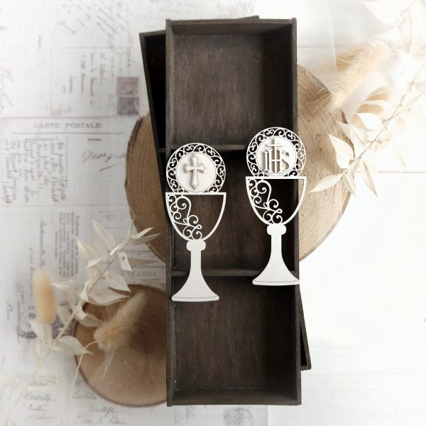 bloomar designs chalice decorative laser cut chipboard set