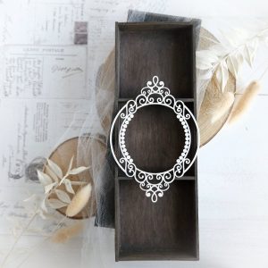 decorative laser cut chipboard frame