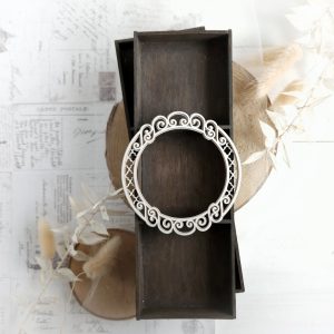 bloomar designs 2 layer frame decorative laser cut chipboard frame