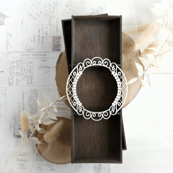 bloomar designs decorative laser cut chipboard frame