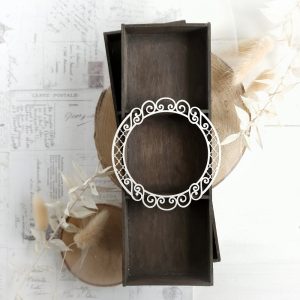 bloomar designs decorative laser cut chipboard frame