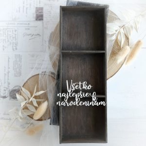 vsetko najlepsie k narodeninam decorative laser cut chipboard