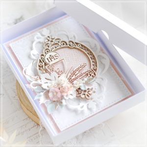 handmade personalised luxury first holy communion card