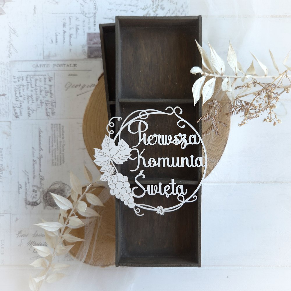 bloomar-designs-first-holy-communion-frame-075-decorative-laser-cut-chipboard decorative laser cut first holy communion frame pierwsza komunia swieta